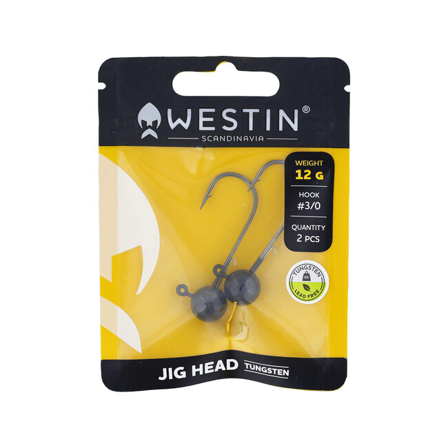 westin black nickel tungsten jighead