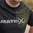 matrix hex print t-shirt black