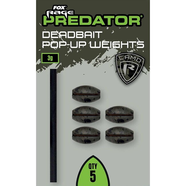 fox rage deadbait pop-up weights