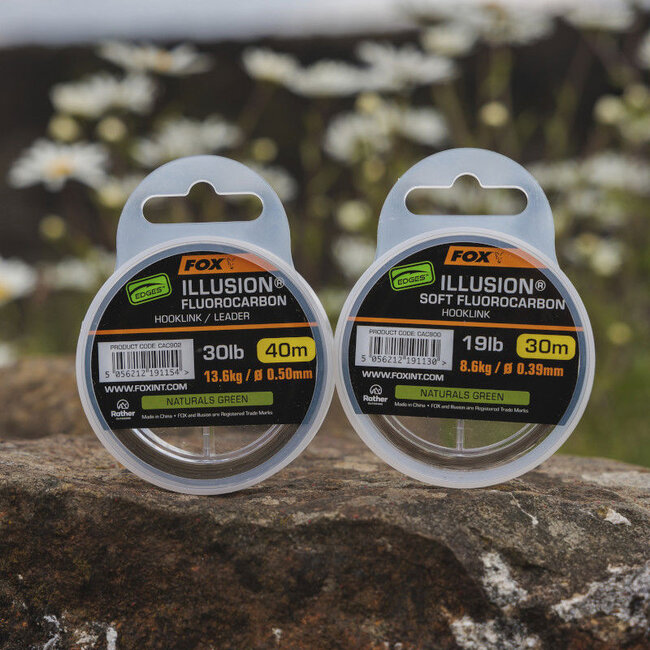 fox illusion soft fluorocarbon hooklink / leader