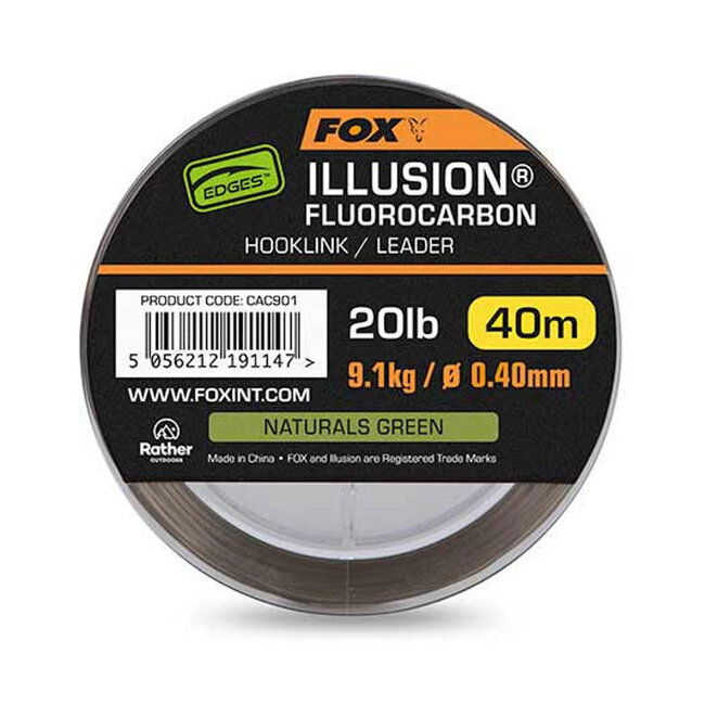 fox illusion soft fluorocarbon hooklink / leader