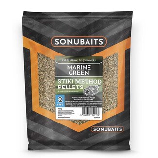 sonubaits marine green stiki method pellets