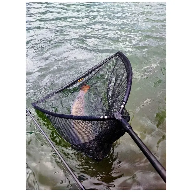 fencl carp premium landingsnet rubber carbon 42" (net&steel)