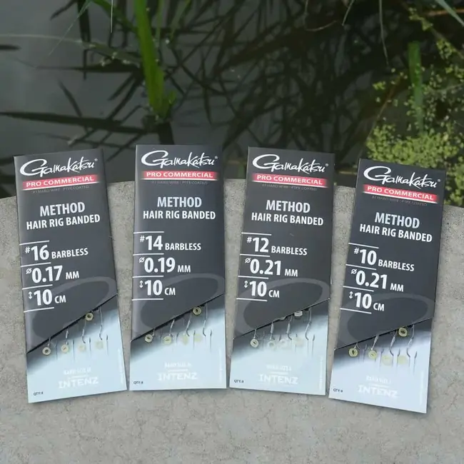 gamakatsu pro commercial method hair rig banded