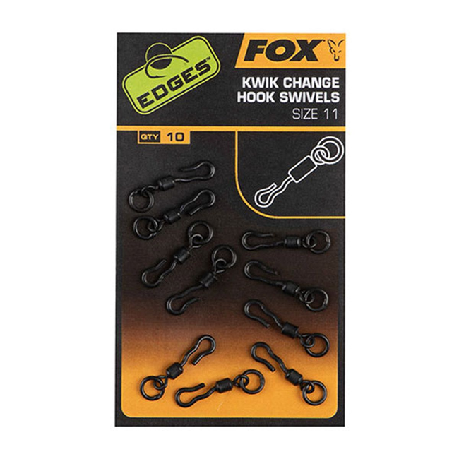 fox edges kwik change hook swivels
