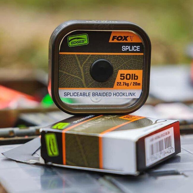 fox edges naturals spliceable braided hooklink