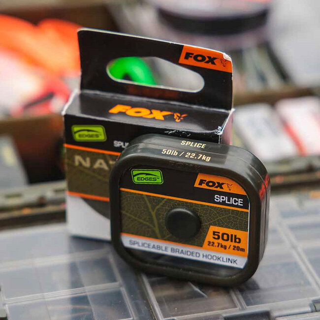 fox edges naturals spliceable braided hooklink