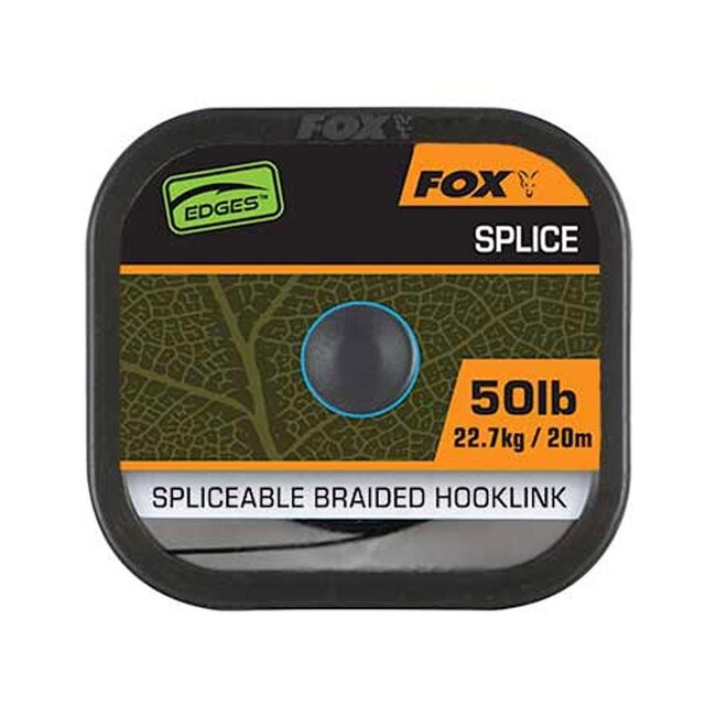 fox edges naturals spliceable braided hooklink