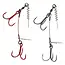 savage gear carbon49 corkscrew stingers double hook