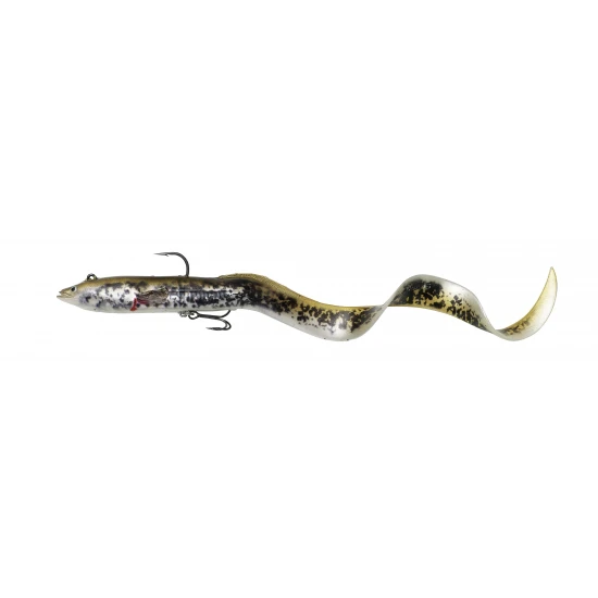 Savage Gear 4D Real EEL Gummiaal - 20cm 27g Mit Realistischer Schwimmaktion