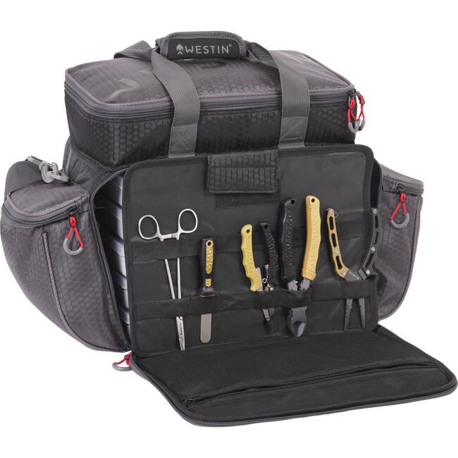 westin w4 master lure bag 5 boxes os titanium black