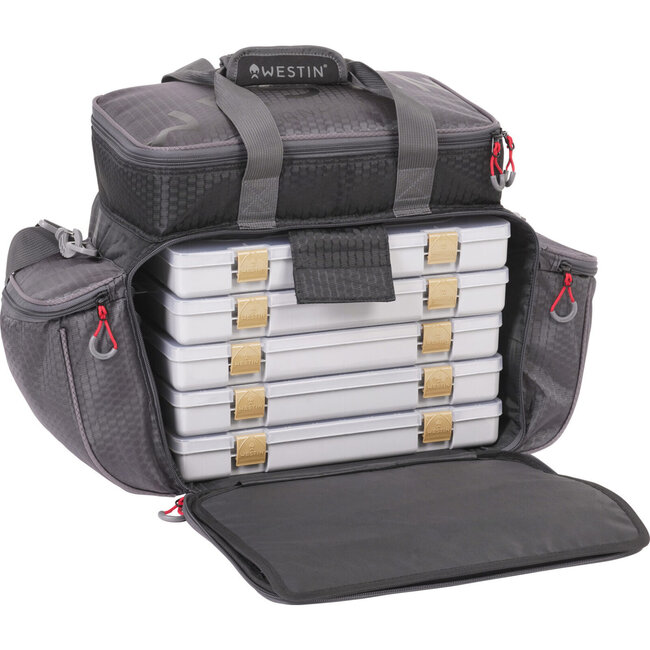 westin w4 master lure bag 5 boxes os titanium black