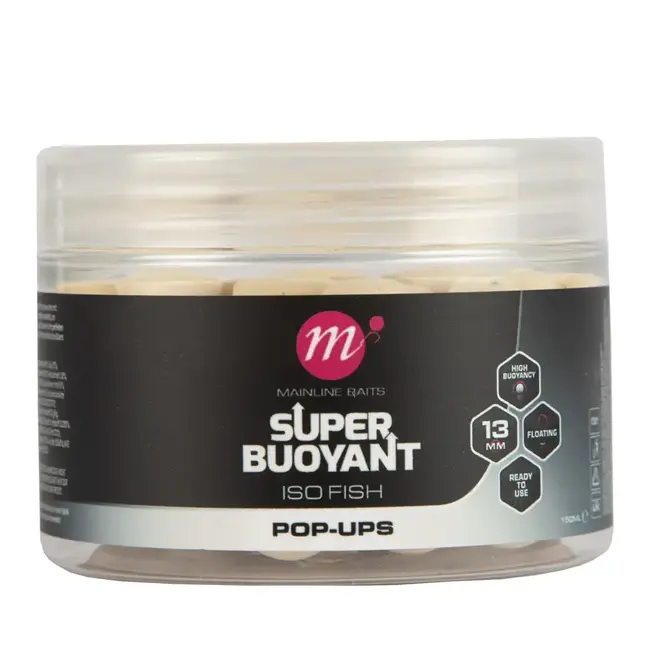 mainline iso fish super buoyant pop-ups