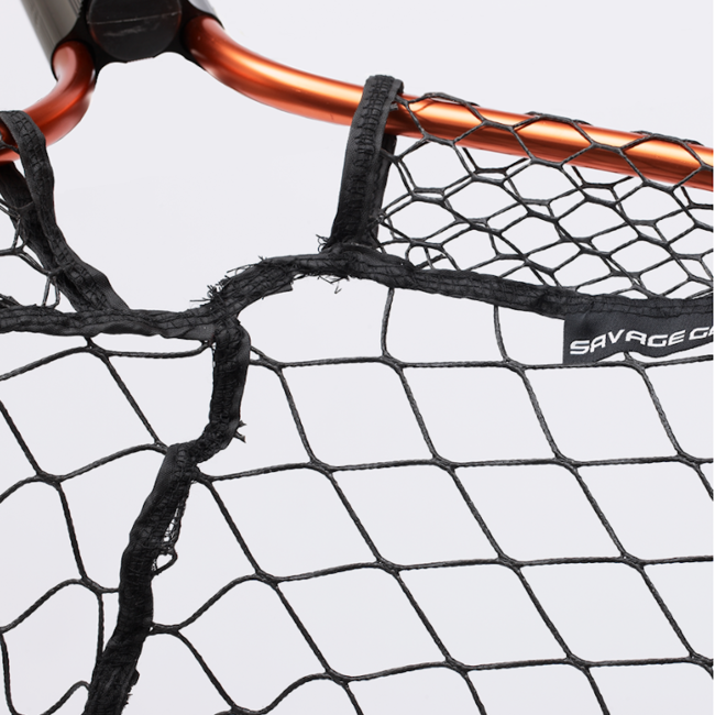 savage gear pro tele folding net rubber x-large mesh xl