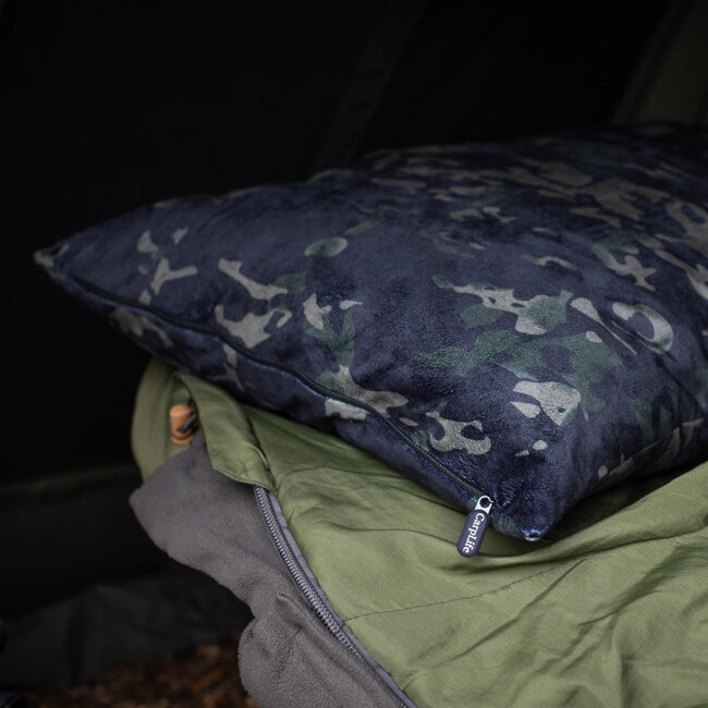 carplife eclipse camo soft cotton pillow