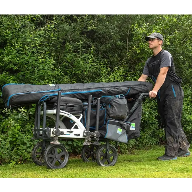 preston 4 wheel shuttle load compartiment bag