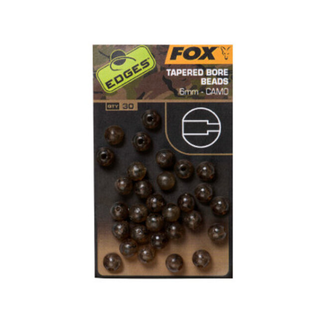 fox edges camo tapered bore bead 6mm x 30