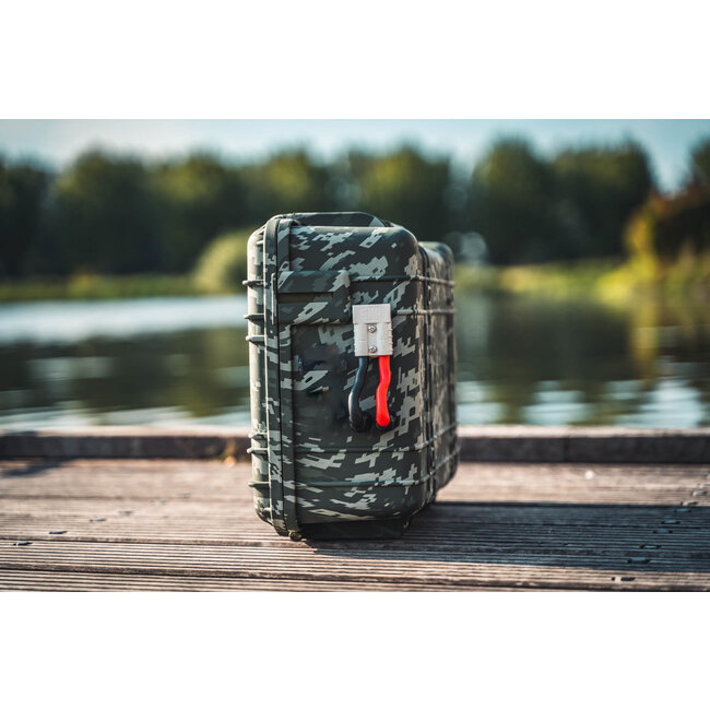 Voltacase outdoorbox 210ah camo (waterdicht ip67)