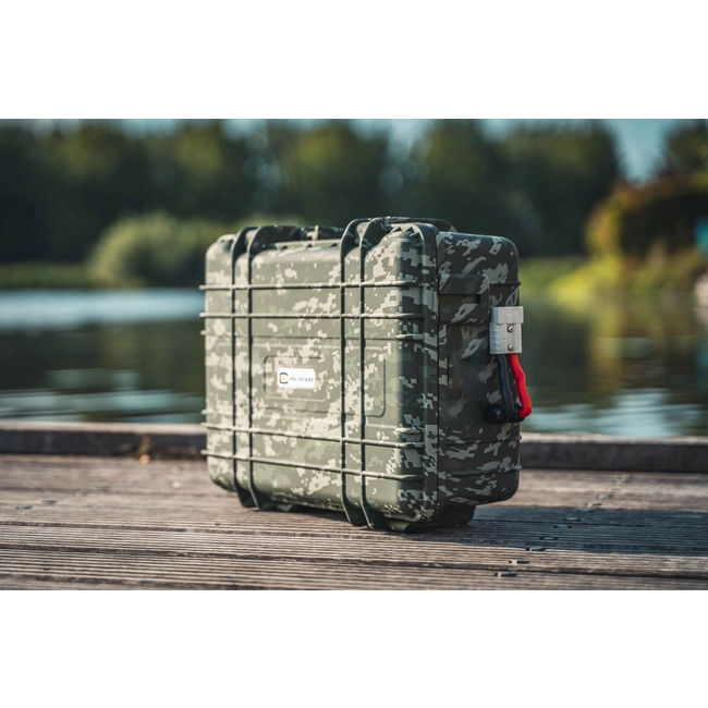 voltacase outdoorbox camo 210ah (waterdicht ip67)