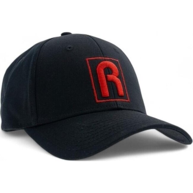 rozemeijer baseball cap black with red r