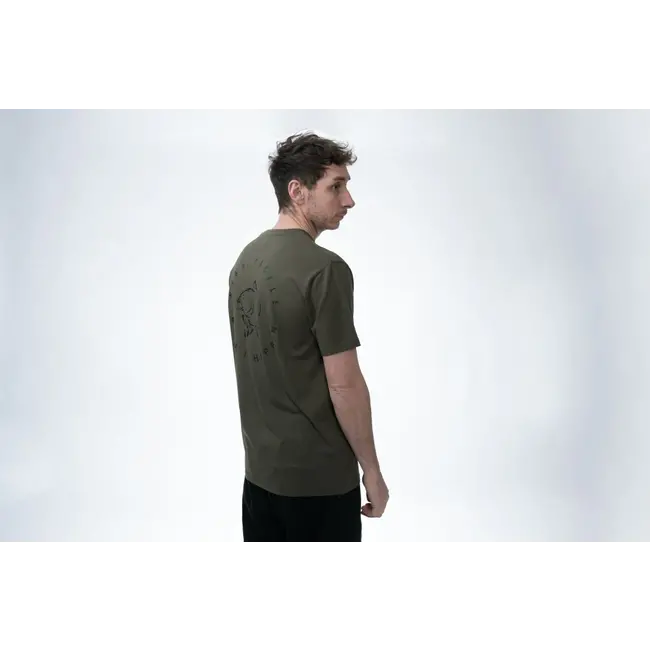 nash make it happen carp logo t-shirt green