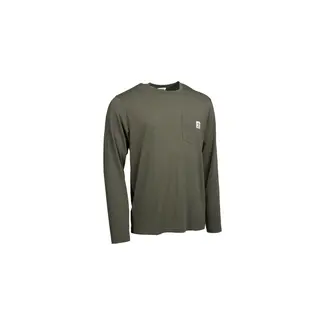 nash make it happen carp logo long sleeve t-shirt green