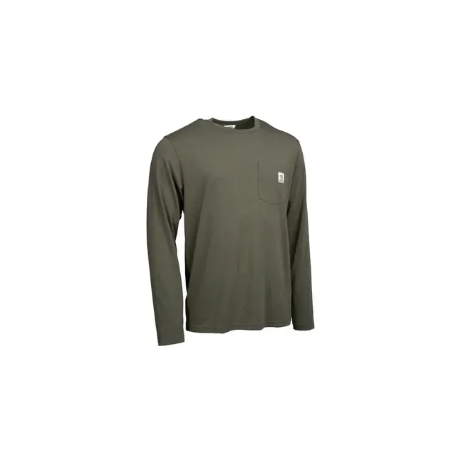 nash make it happen carp logo long sleeve t-shirt green