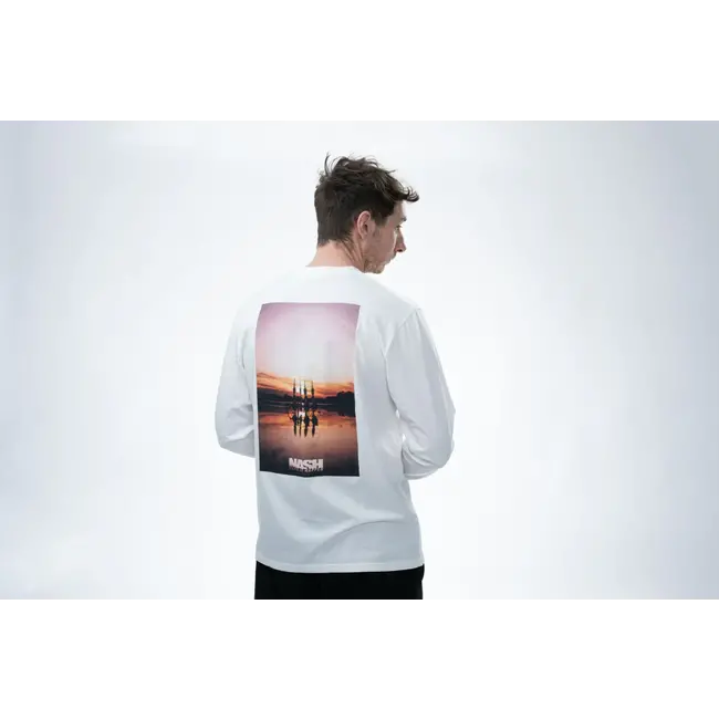 nash make it happen sunset long sleeve t-shirt ecru