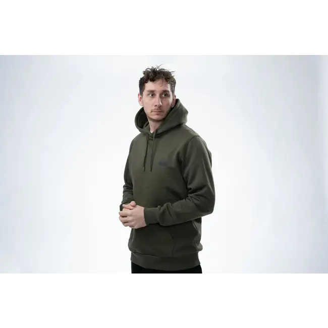 nash make it happen carp logo hoody green