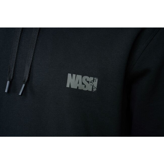 nash make it happen carp logo hoody black