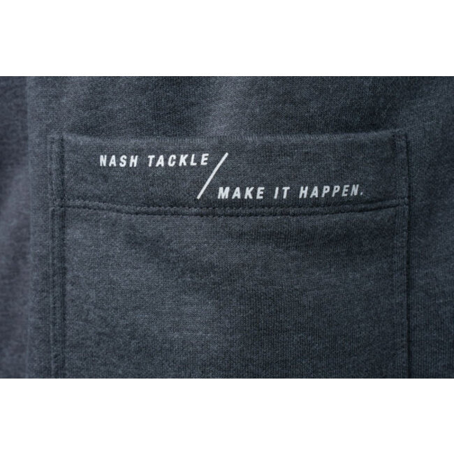 nash make it happen badge joggers grey marl