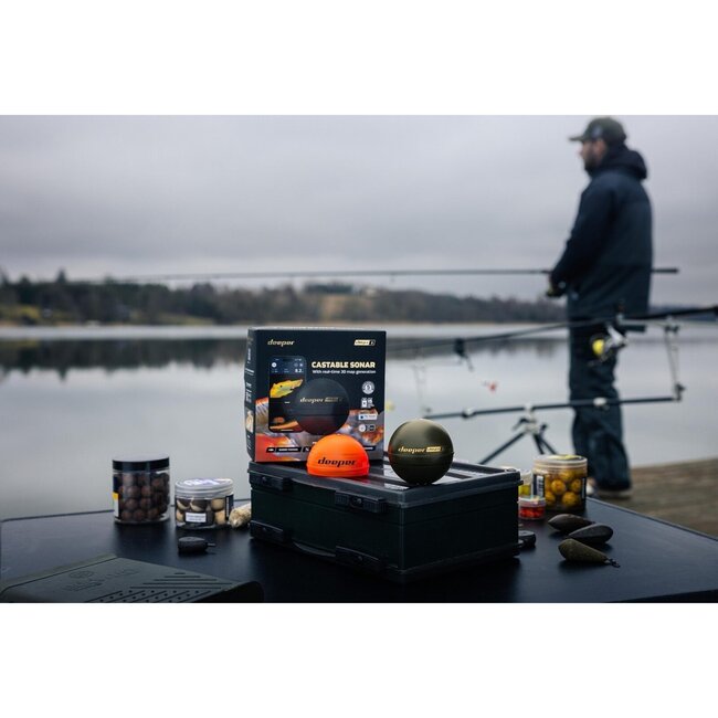 deeper chirp+ 3 smart solar 3 beam fish finder