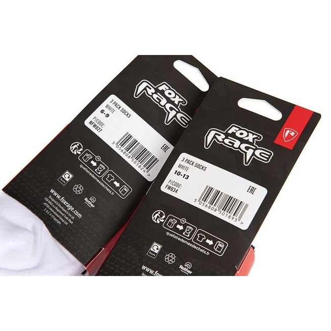 fox rage 3 pack tall socks