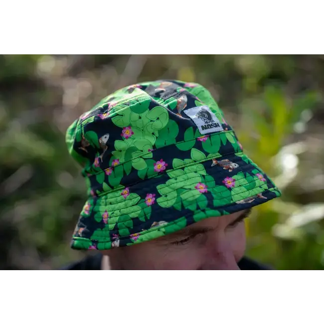 nash make it happen badge bucket hat olicle