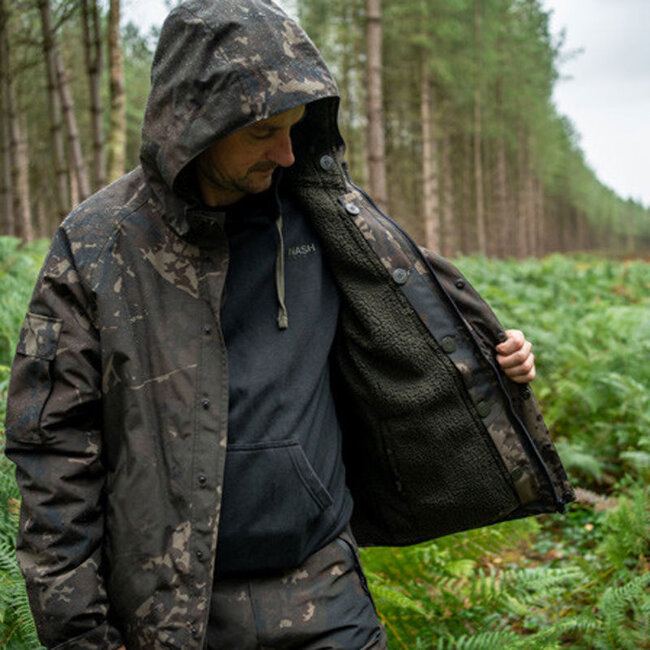 nash zt helluva 3 in 1 waterproof jacket camo