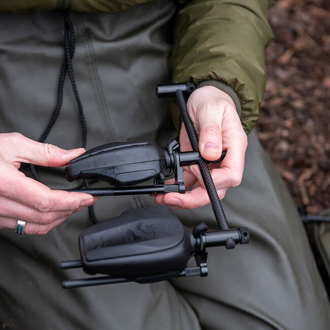 fox black label carbon adjustable buzzer bars