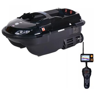 boatman vulcan basic zwart + sonar fishfinder