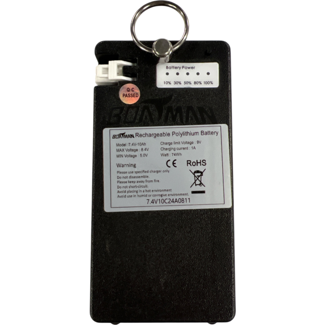 boatman vulcan accu7.4V 10ah li-ion