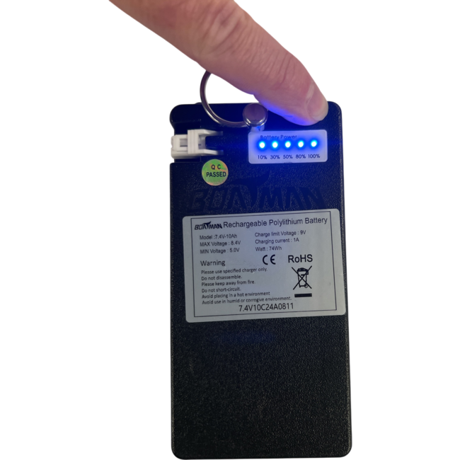 boatman vulcan accu7.4V 10ah li-ion