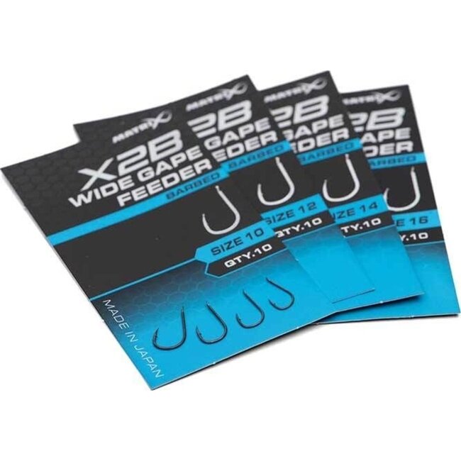 matrix x2b wide gape feeder barbed