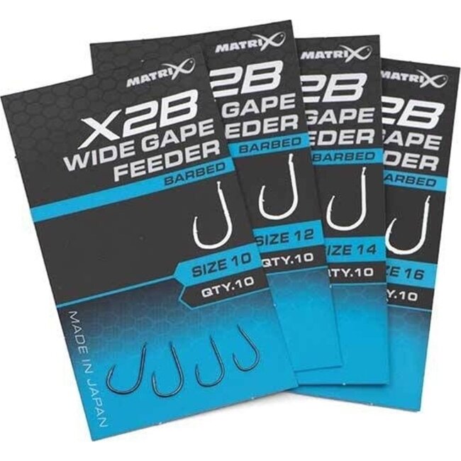 matrix x2b wide gape feeder barbed