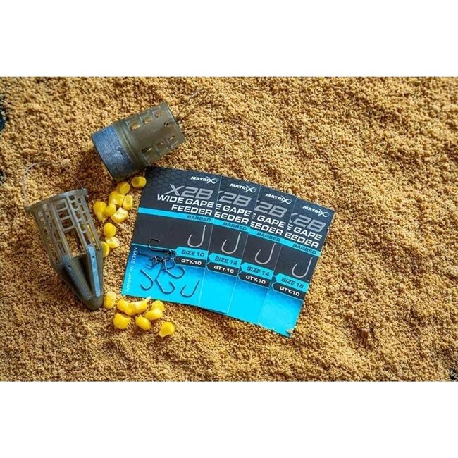 matrix x2b wide gape feeder barbed