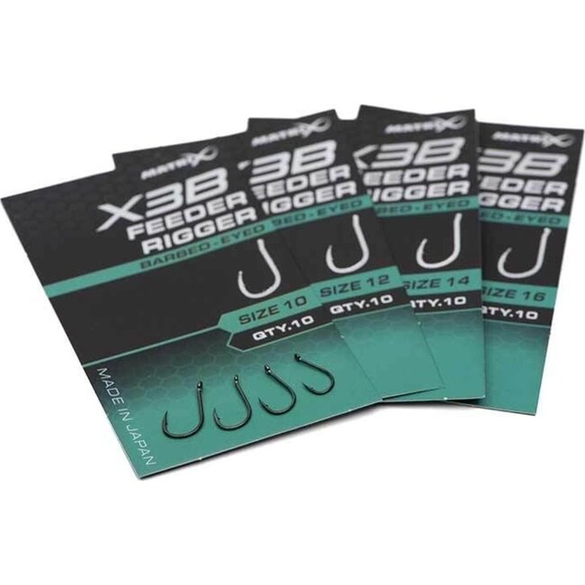 matrix x3b feeder rigger barbed eyed