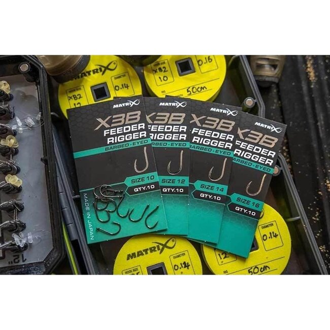 matrix x3b feeder rigger barbed eyed