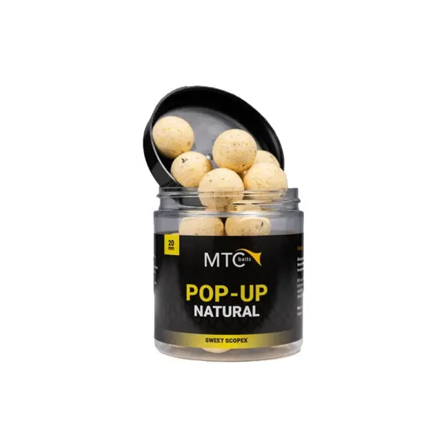 mtc baits sweet scopex pop-ups hi-natural