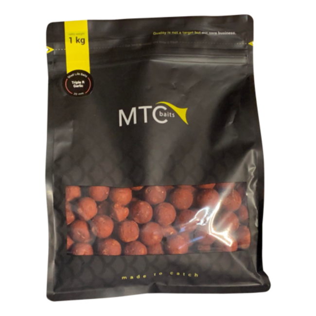 mtc baits triple r garlic boilies 5kg