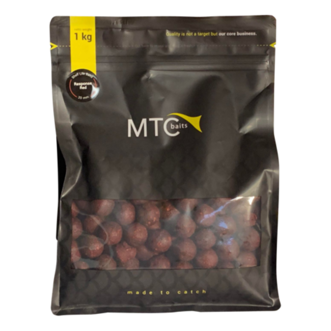 mtc baits red response boilies 1kg