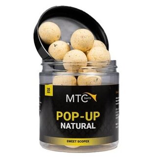 mtc baits sweet scopex pop-ups hi-natural