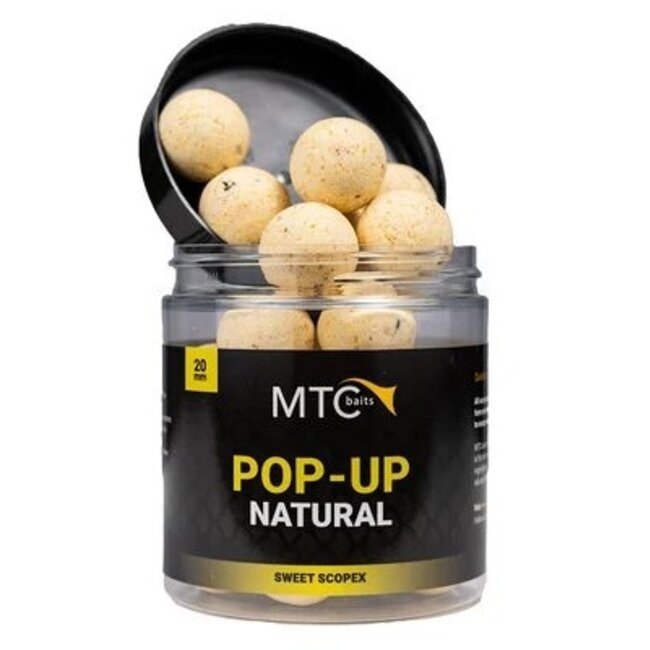 mtc baits sweet scopex pop-ups hi-natural