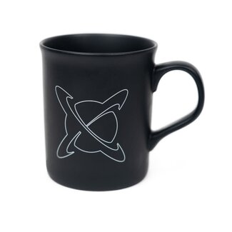 CC Moore black mug